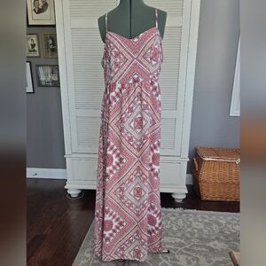 Skies Are Blue | Elegant Patterned Maxi Dress